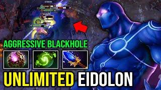 UNLIMITED EIDOLON ARMY 5Min Vladmir's Offering Aghanim + Refresher Amazing Blackhole Enigma Dota 2