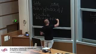 Laurent Fargues: A Jacobian criterion for smothness of algebraic diamonds