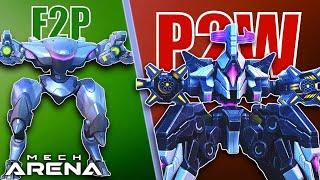 FREE to Play vs PAY to WIN in Mech Arena - Dream Hangars Ep.10