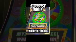 Surprise Bonus on Wheel of Fortune High Roller Slots! #slots #wheeloffortune #casino #gambling