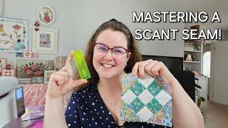 Sewing Accurate Blocks with a scant seam! Alice's WonderLand Sampler Quilt