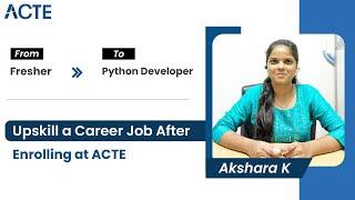 "A Life-Changing Journey | My Experience with ACTE's Python Course |