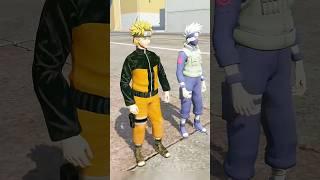 NARUTO VS DRAGON BALL - TEAM BATTLE | #Shorts | #gta5 | #naruto | #dbz