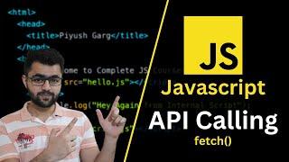 API Calling in Javascript