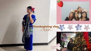 thanksgiving vlog : w/ the girls, korean photbooth, eating hotpot, karaoke, traveling to NC