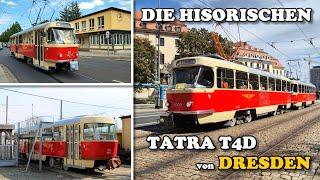 Historische Tatra T4D von Dresden