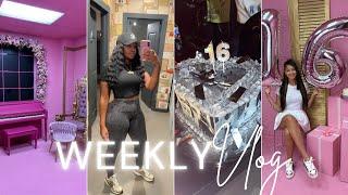 WEEKLY VLOG + BTS SWEET SIXTEEN PHOTOSHOOT + GOT SOME BAD NEWS! + SWEET SIXTEEN PARTY + MORE