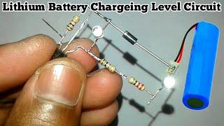 3.7v Lithium Battery Charge Full & Low Level Indicator.