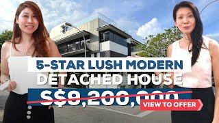 5-Star Lush Modern Detached House at Sunset Way | Singapore Landed Property