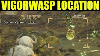 How to capture a Vigorwasp Monster Hunter Wilds (Healing Help Quest Guide)