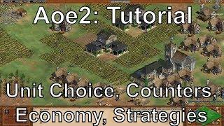 Aoe2 HD: Tutorial: Unit Choice, Counters, Economy Management, Strategies