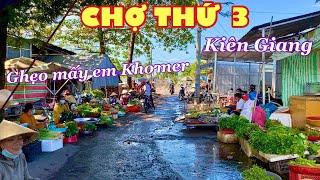 CAO ANH TRUNG VLOG chọc ghẹo vui nhộn mấy EM GÁI KHƠMER tại chợ THỨ 3 KIÊN GIANG /CHỢ MIỀN TÂY
