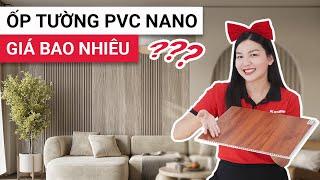 Tấm nhựa ốp tường PVC nano giá bao nhiêu | Báo giá tấm ốp nano Galawood giá rẻ