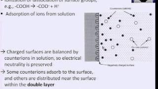 Nanomanufacturing: 10 - Electrical double layer