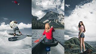 Dark Blue Presets - Lightroom Mobile Preset Free DNG | Dark Blue Preset | Moody Blue Preset