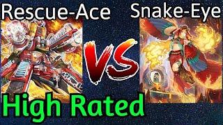 Rescue-Ace Azamina Vs Fire King Snake-Eye High Rated DB Yu-Gi-Oh!