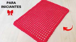 EASY AND ECONOMICAL CROCHET MAT FOR BEGINNERS