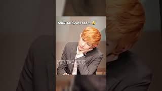 The way Taehyung teasing Army girl#bts #taehyung #shorts