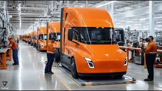 Elon Musk Explains 5 Reasons To Buy Tesla Semi, Get Up A 10% Hill At 60 MPH With 82.000lbs?