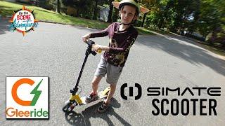 Checking out Gleeride's SIMATE Electric Scooter for Kids! Fast, Safe & Fun + 10% Discount Code!