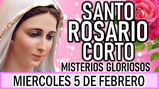 Santo Rosario Corto de hoy Miércoles 5 de FebreroMisterios Gloriosos Rosario ala Virgen María