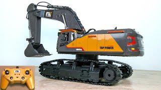 Huina 1592 Rc Model Excavator Unboxing, first Test!! Scale 1/14 radio controlled model excavator RTR