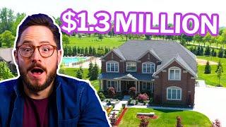 $1.3 Million House Tour in Canton Michigan | Living in Michigan