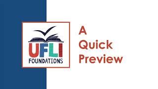 UFLI Foundations Quick Preview