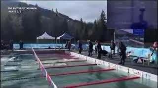 Deniz Kayadelen World Champion in 100 m Butterfly Ice Swimming