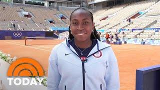 Coco Gauff talks being selected as flag bearer for Paris Olympics