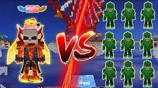 Ratura BG Vs 12 Bot In Bedwars!! - Funny Moments (Blockman Go : BlockyMods)