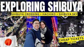 Exploring Shibuya Crossing, Hachiko & Breathtaking Shibuya Sky After Sunset Japan Tagalog Vlog