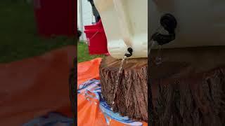 Homemade water slide #shorts #fyp #diy