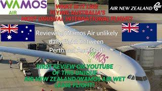 Reviewing Australia's most UNLIKELY int'l flight [WAMOS AIR?] Perth to Auckland for Air New Zealand!