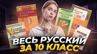 ВЕСЬ русский за 10 класс | Подготовка к ЕГЭ | Русский язык ЕГЭ для 10 класса | Умскул