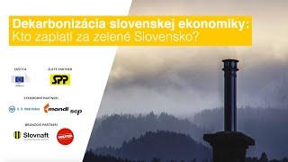 Dekarbonizácia slovenskej ekonomiky: Kto zaplatí za zelené Slovensko?