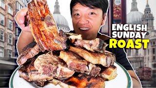 Trying MASSIVE English SUNDAY ROAST! JAPANESE RAMEN  & BEST SEAFOOD in London?!