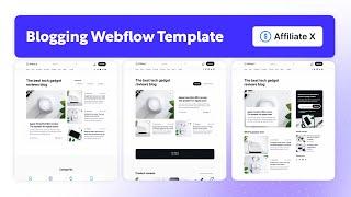 Blogging Website Template | Affiliate X - BRIX Templates