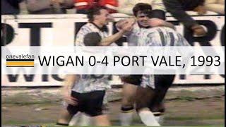 Wigan 0-4 Port Vale, April 1993