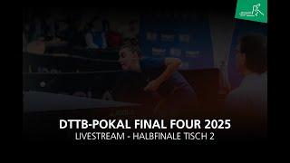 DTTB-Pokalmeisterschaften der Damen Final Four 2025 I Halbfinale Tisch 2