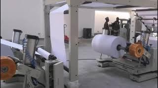 Installing video of a4 paper machine in Africa.