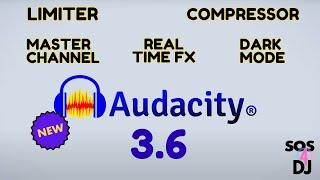 Audacity 3.6 Master Channel-Limiter-Compressor-Dark Mode