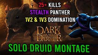 Solo Druid Montage | 1v2 and 1v3 Domination | Dark and Darker | KallTorak