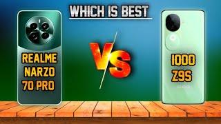 Iqoo Z9s Vs Realme Narzo 70 Pro  Realme Narzo 70 Pro Vs Iqoo Z9s  Which Is Better