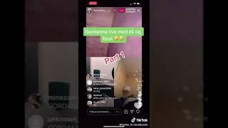 Gordanna flasher sin göt ZK og Fouli live Instagram
