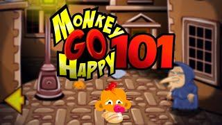 Игра "Счастливая Обезьянка 101" (Monkey GO Happy 101) - прохождение