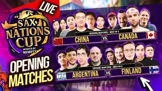 SAX NATIONS CUP MAIN EVENT China vs Canada | Argentina vs Finland #ageofempires2 #aoe2 (20-10-24)