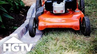 Easy DIY Paver Edging | HGTV