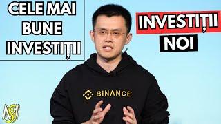 Cele mai profitabile proiecte CRYPTO in care Binance a investit + INVESTITII NOI