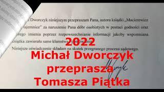 Krótka historia, na koniec której Michał Dworczyk  przeprasza Tomasza Piątka